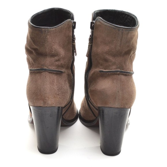 rag & bone Ashby Brown Suede Zip Bootie Ankle Boot 37.5 - Picture 5 of 7